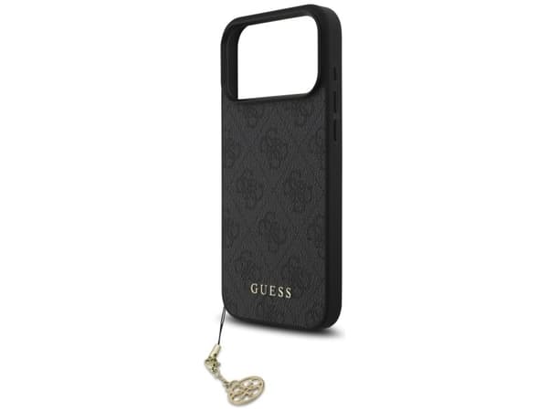 Guess 4G Charms Collection MagSafe case for iPhone 17 Pro Max - black