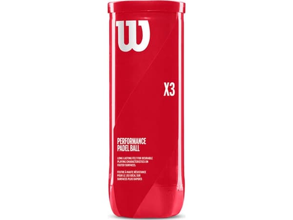 Wilson Padel X3-bollar, gula