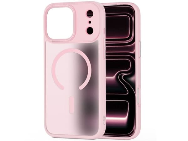 Tech-Protect MagMat MagSafe-etuiet til iPhone 17 Pro Max – rosa