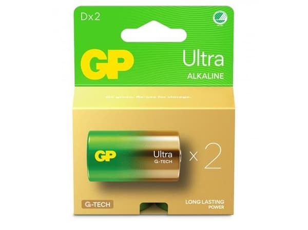 Batteri LR20 D 1,5V Ultra G-Tech 2 st