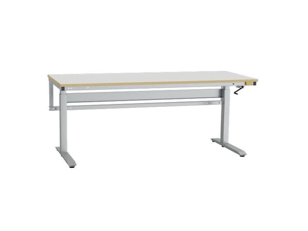 Ergonomisk ESD arbeidsbord 2000x800 mm m/HPL bordplate