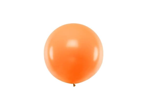 Orange jumbo ballon, 1 stk