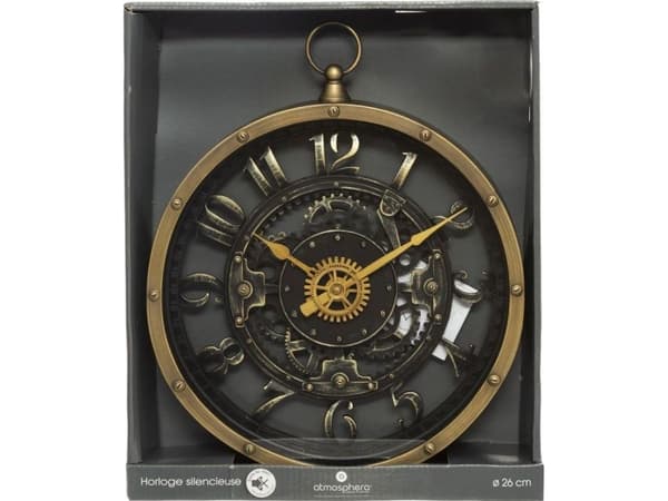 Atmosphera väggklocka Meca 27 cm