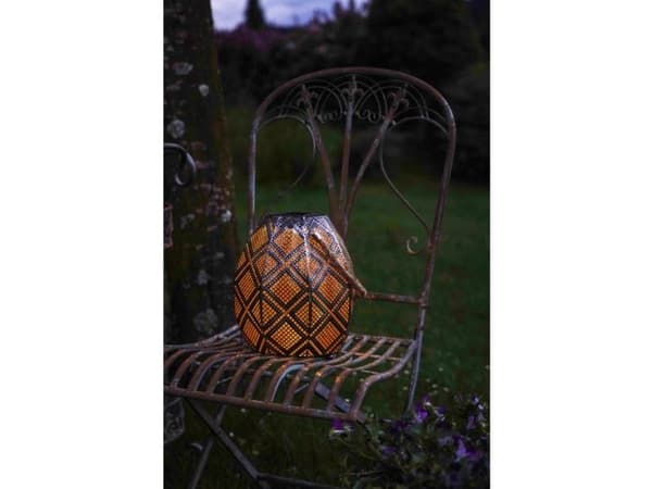 EGLO SOLCELLE bordlampe i sort og nød