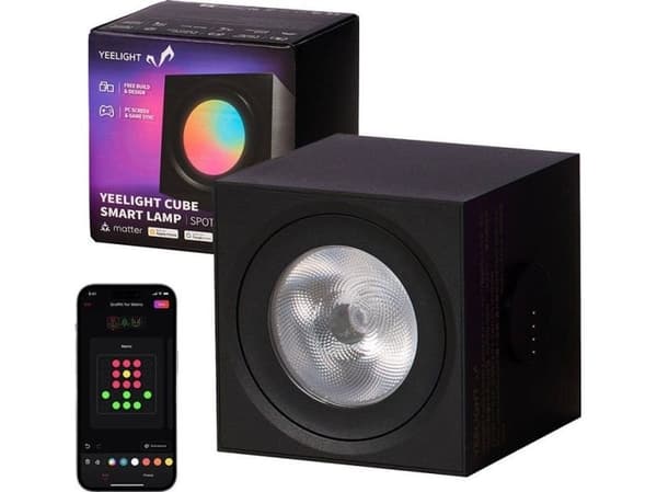 Yeelight Cube Spot Extension - Smart lampe - LED - 2.5 W - RGB-lys - spot cube