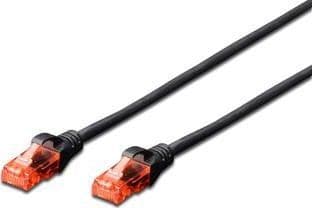 DIGITUS Professional - Patch-kabel - UTP - CAT 5e - svart