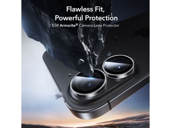 ESR Armorite kameradeksel til iPhone 16 / 16 Plus / 17 - transparent