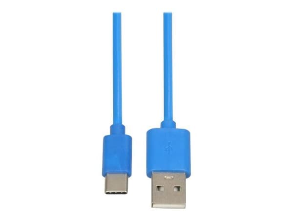 iBox IKUMTCB, 1 m, USB A, USB C, USB 2.0, Sininen