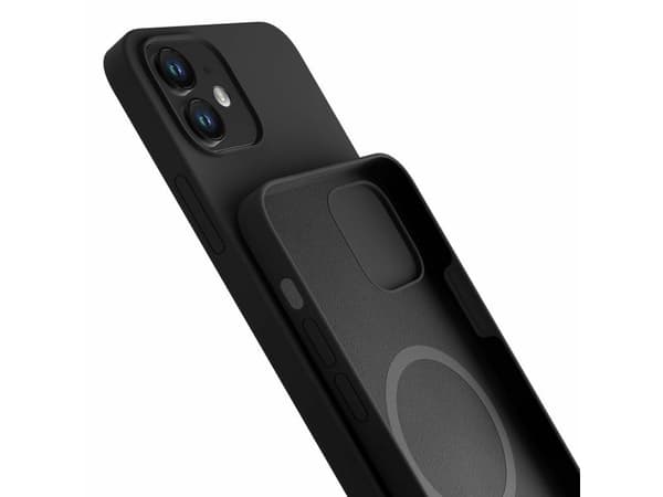 3MK Silicone Case, iPhone 12 mini, Svart