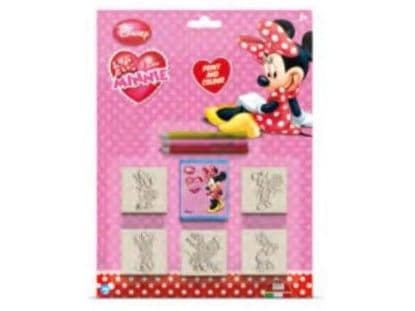 Multiprint Minnie, Stämpelset för barn, 3 År, Giftfri, Multifärg