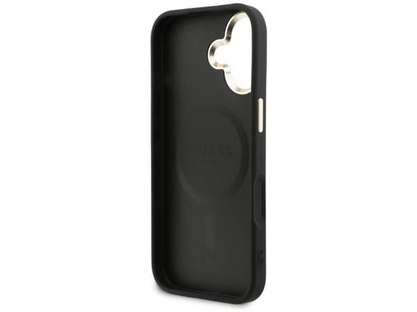 Guess perforert 4G MagSafe-etui til iPhone 17 - svart