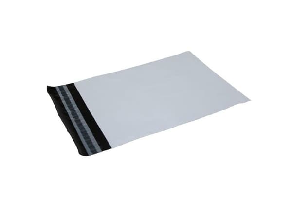 Fraktpåsar PE vit 190x250mm 100 st/pack - (100 x 5 förpackningar)
