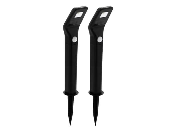 EGLO solcelle-pigg m/sensor 1200mAh 2 stk sort