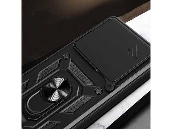 Tech-Protect CamShield Pro-etuiet til Xiaomi Poco M8 Pro / Redmi Note 15 Pro+ 5G - sort