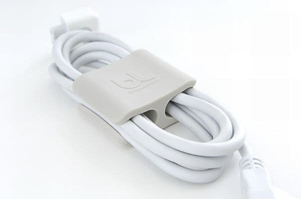Bluelounge CableClip MEDIUM - Kabelklämmor - orange, mörkgrå (paket om 4)