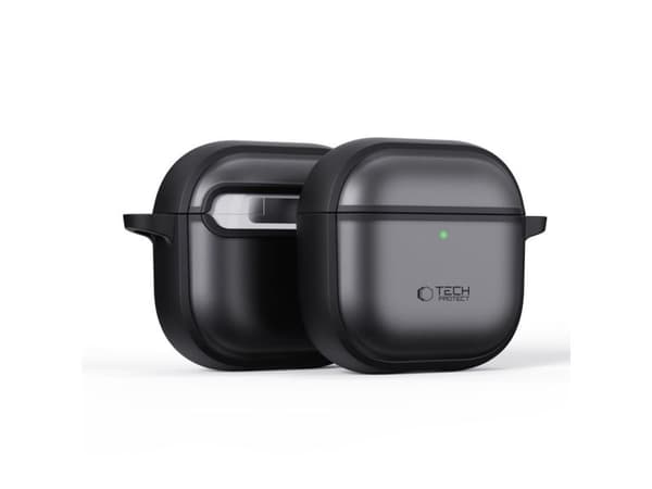 Tech-Protect Silicone Case for AirPods Pro 3 - Matte Black