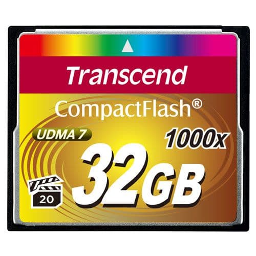 Transcend Ultimate - Flash-minneskort - 32 GB - 1000x - CompactFlash