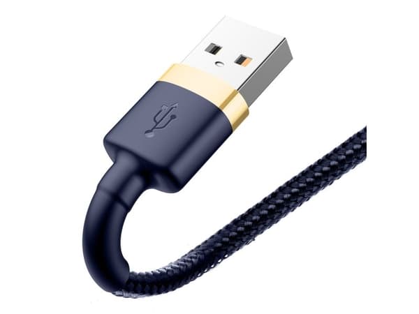 Baseus Cafule, 1 m, Lightning, USB A, Uros, Uros, Sininen, Kulta