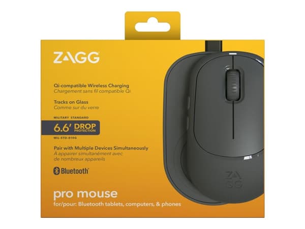 ZAGG Pro - Mus - trådløs - Bluetooth - romgrå