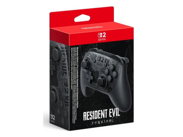 Nintendo Switch 2 Pro Controller - Resident Evil Requiem Edition, Gamepad, Nintendo Switch 2, Capture button, D-måtte, Hjemknap, Analog/digital, Tr...