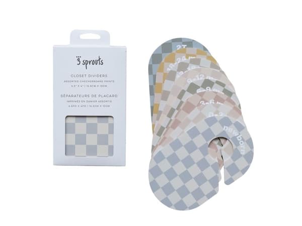 3 Sprouts skåpsdelar (8 st.), Checkerboard