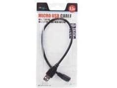 NATEC NKA-0426, 1,8 m, USB A, Micro-USB B, USB 2.0, Hankjønn/hankjønn, Sort
