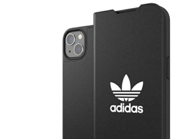 Adidas OR Booklet Case BASIC iPhone 13 6,1" svart hvit/sort hvit 47086