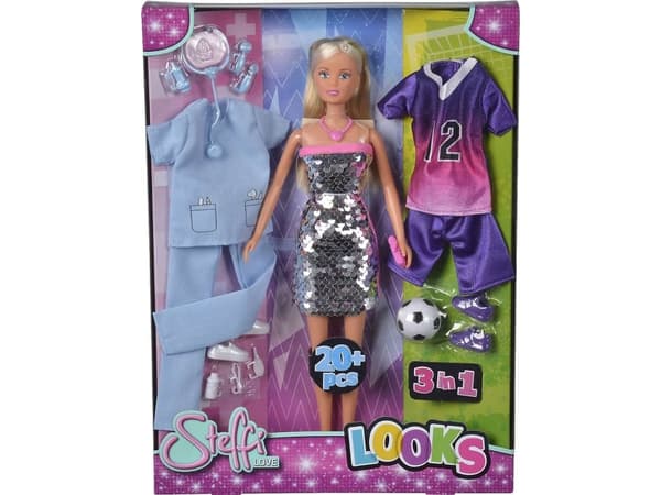 Simba docka Steffi Love Looks 3-i-1 kläder