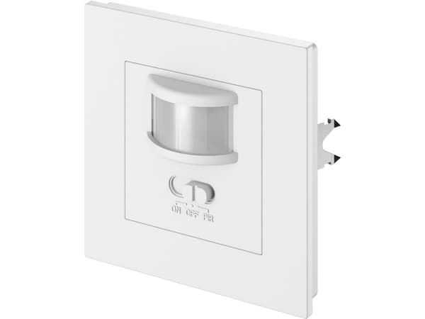 Bevegelsessensor, hvit - for flush veggmontering