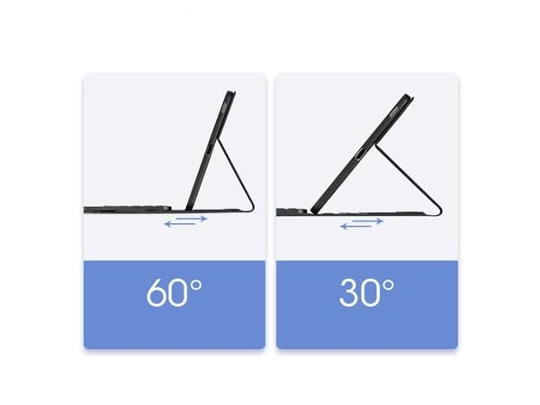 Dux Ducis Bluetooth-näppäimistökotelo (TK-sarja) Samsung Tab S6 Lite - musta