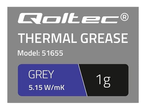 Qoltec - Termomasse - grå