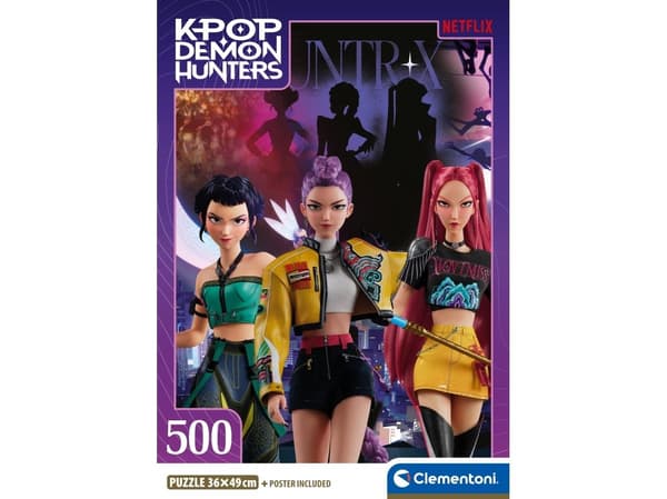 Clementoni pussel 500 bitar Compact K-pop Demon Hunters