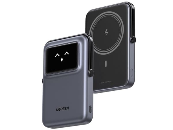 Ugreen UNO, 10000 mAh, Trådløs lading, 20 W, Sort