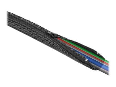 Delock - Flätad ärm - 1 m - svart