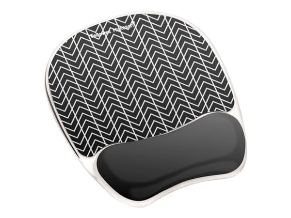 Fellowes Photo Gel - Musematte med håndleddsstøtte - chevron