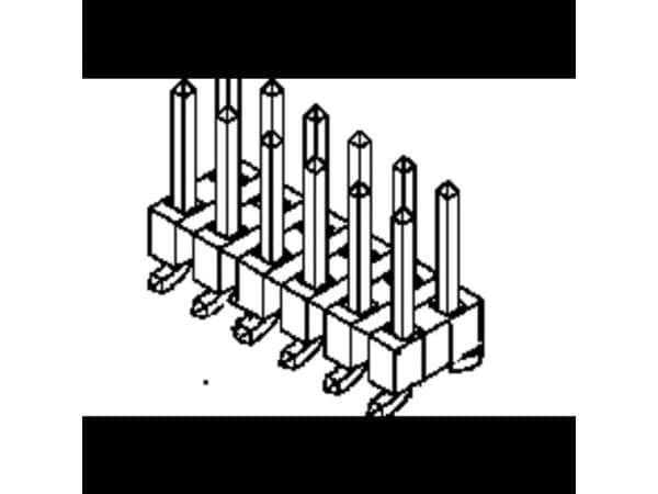 Molex infällda stiftlist (standard) 877590614 84 st. rör