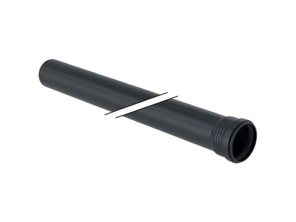 Silent-Pro-rör 1 m, muff 75×150 mm