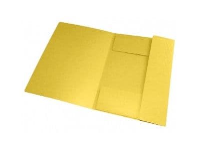 Elastikmappe Oxford Top File+, 3-klap, A4, gul
