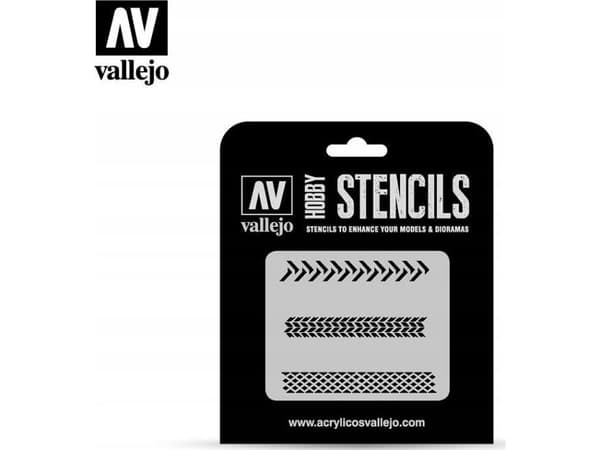 Vallejo Stencils – Dekkmarkeringer