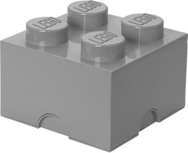 LEGO Oppbevaringskloss 4 - väri harmaa