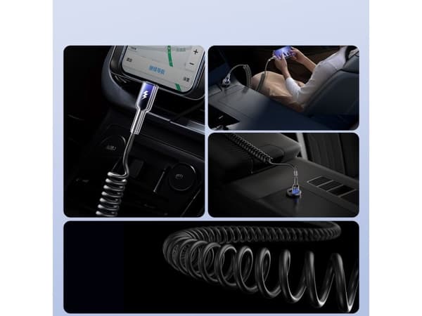 Joyroom USB-A - USB-C 1,5 m USB-kaapeli musta (JYR1104)