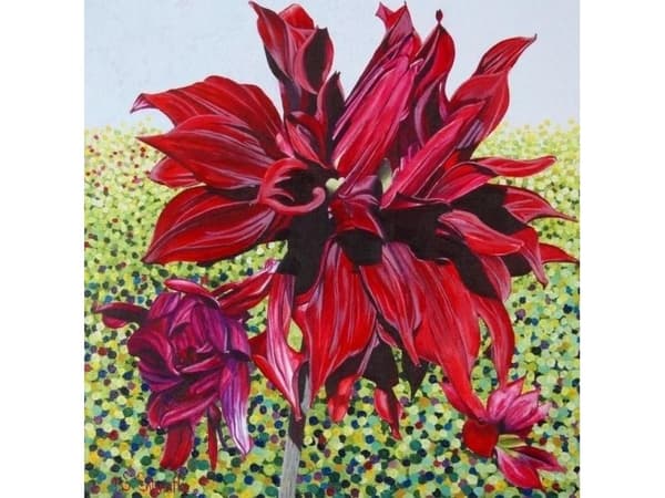 Susan Entwistle Pass with an envelope Black Dahlia