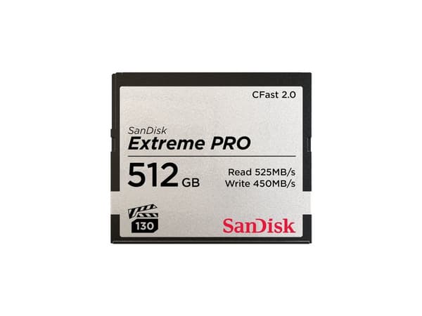 SanDisk Extreme Pro - Flashminnekort - 512 GB - CFast 2.0