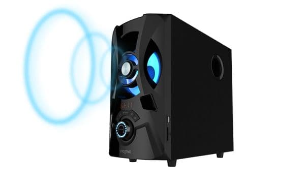 Creative SBS E2900 - Högtalarsystem - för persondator - 2.1-kanals - Bluetooth - 60 Watt (Total) - svart