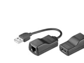 Goobay 93321, 40 m, USB A, USB A, Sort