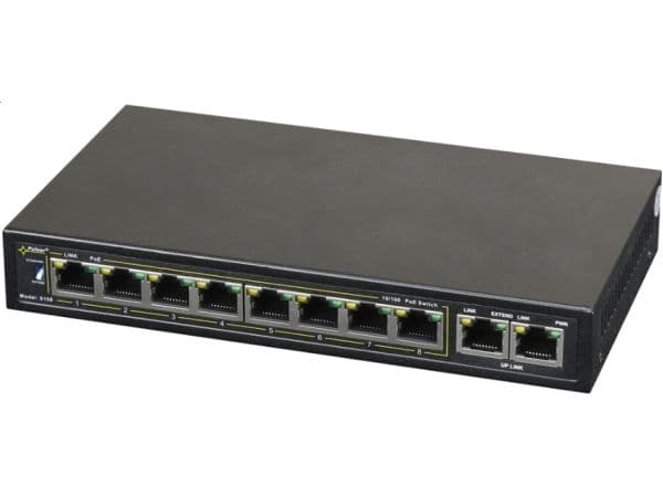 PULSAR S108, Fast Ethernet (10/100), Strøm over Ethernet (PoE)