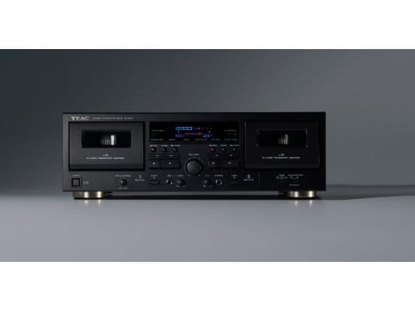 Teac W-1200 - Dobbelt kassettstasjon - sort
