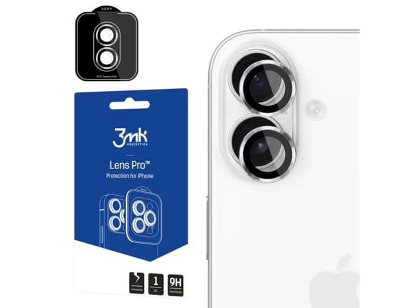 3MK Lens Protection Pro Silver för Apple iPhone 17