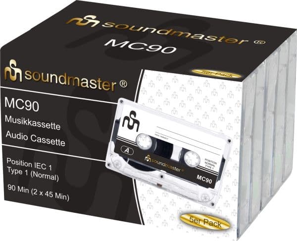Soundmaster MC90, 90 min., 5 kpl