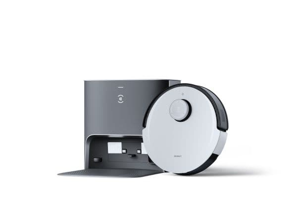 Ecovacs Deebot X1 Plus, Pölypussi, Musta, Harmaa, Pyöreä, Pölypussi, 2 renkaita, Lataus
